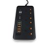 DIGITPLUS/ANTI-STATIC POWER SOCKET/5 USB IDENTIFY AUTOMATICLY & 3 POWER SOCKET/10A-QC3.0-3000W/250V/200CM