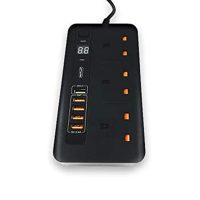 DIGITPLUS/ANTI-STATIC POWER SOCKET/5 USB IDENTIFY AUTOMATICLY & 3 POWER SOCKET/10A-QC3.0-3000W/250V/200CM