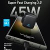 412WLZsVvRL._AC_ Anker 313 Charger 45W USB C Super Fast Charger, Anker Ace PPS Fast Charger Supports Super Fast Charging 2.0 for Samsung Galaxy S23 Ultra/S23+/S23, S22/S21/S20/Note 20/Note 10 (Cable Not Included)