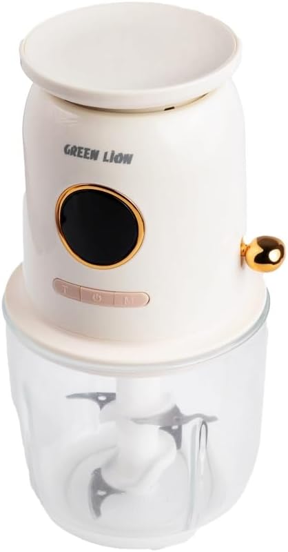 41bC8Me346L._AC_SL1024_ Green Lion 7.4V Wireless Weighing Food Chopper, 600 ml Capacity, White