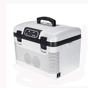 SDFGH 19L Car Refrigerator Freeze Heating Fridge Compressor Plug Picnic Refrigeration Heating