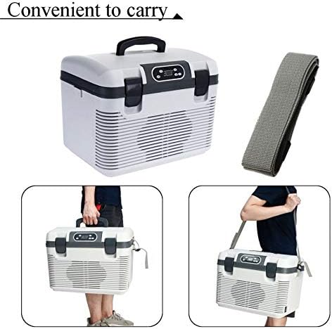 SDFGH 19L Car Refrigerator Freeze Heating Fridge Compressor Plug Picnic Refrigeration Heating