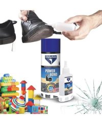 Dolphin super glue Fast Adhesive Power Bond MDF Kit – Strong Super Glue with Activator, Wood Glue, Nail Glue, Silicone Sealant, Epoxy, and Rust Remover – Multi-Purpose, Safe, and Heavy-Duty Adhesive
