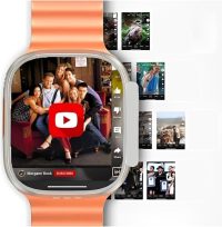 XO Android Smart 4G watch, Android OS interface, Pre installed apps, AMOLED Display screen | Sports and fitness Tracker, Cellular, Wi-Fi, Tiktok Instagram on the watch, Sim card Watch (64GB Black)