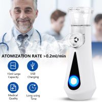 Hygelink Portable Inhaler Machine, JM-06802 Mini Mist Atomizer, Silent Mesh Steam Inhaler for Kids and Adults with Storage Bag for Travel and Household Use