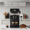 Lepresso Suprema Espresso Machine, Milk Steamer, With 1100W Power+ 20Bar Pressure, Adjustable Steam Control, 1.2L Removable Water Tank, Automatic Power-Off, One-touch Operation, NS Capsule Compatible.