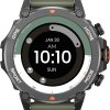 Seeken Gravity Xtrek Smart Watches for Men | Automatic Watch for Men with Built-in GPS | Bluetooth Smart Watch with AMOLED Display, 100+ Sports Modes | 5ATM Waterproof | Green