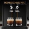 Lepresso Suprema Espresso Machine, Milk Steamer, With 1100W Power+ 20Bar Pressure, Adjustable Steam Control, 1.2L Removable Water Tank, Automatic Power-Off, One-touch Operation, NS Capsule Compatible.