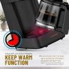 LePresso 10-Cup Coffee Maker, Drip Coffee Machine, Washable Nylon Filter, Interactive Touch Display, Brewing Coffee Maker with 400mL Travel Mug, Carafe Coffee Machine, for Home, Office