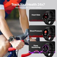 81ophYJmiOL._AC_SL1500_ Seeken Gravity Xtrek Smart Watches for Men | Automatic Watch for Men with Built-in GPS | Bluetooth Smart Watch with AMOLED Display, 100+ Sports Modes | 5ATM Waterproof | Green