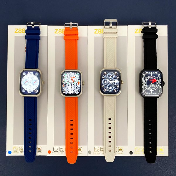 Smartwatch Z88Pro with Curved Screen Dual Strap Gesture Control Outdoor Fitness Heart Rate Waterproof RDFit Smart Watch Z88 Pro