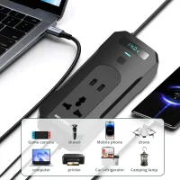 H934727e904fb4bd6bf4348a3e05a2b1fe-1 Car Power Inverter Charger 200W