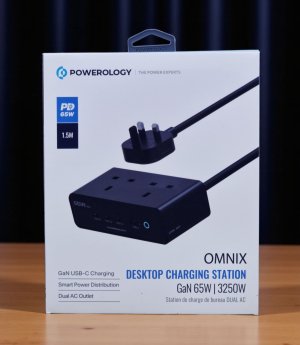 POWEROLOGY OMNIX DESKTOP CHARGING STATION GAN 65W