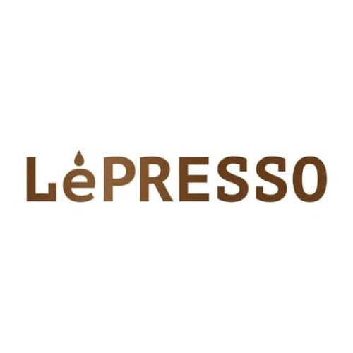 LePresso 10-Cup Coffee Maker, Drip Coffee Machine, Washable Nylon Filter, Interactive Touch Display, Brewing Coffee Maker with 400mL Travel Mug, Carafe Coffee Machine, for Home, Office