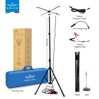 medium_1761899447 BRAVE BLS-02 BrightForce Pro 80W Portable Camping Light, 8000LM Foldable LED Floodlight with 2.5m Tripod, Battery Clip Power & IP54 Waterproof Lamp