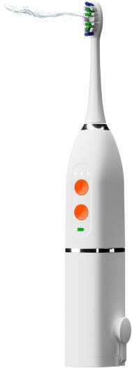 0b7dbc4f900c30eb7f464d990e8935a1-md Porodo Lifestyle Electric Toothbrush,Rechargeable Toothbrush, 2 Replacement Brushes, 25 Days Battery Life, 1000mAh Battery, IPX7, 100Ml Water Tank, 7386PSi Water Pressure, Advanced Cleaning-White