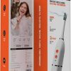 2452b428c85fcf63703e8dbcd1d76d3d-md Porodo Lifestyle Electric Toothbrush,Rechargeable Toothbrush, 2 Replacement Brushes, 25 Days Battery Life, 1000mAh Battery, IPX7, 100Ml Water Tank, 7386PSi Water Pressure, Advanced Cleaning-White