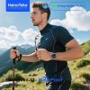 Haino Teko 17 Waterproof Smartwatch with 3 Set Strap and Wireless Charger For Mens and Boys (Black)