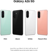 51N4CQHphbL._AC_SL1200_ Samsung Galaxy A26 5G, Android Smartphone, 256GB Storage, 8GB RAM, Black, 50MP Camera, Large Display, Long Battery Life (UAE Version)