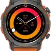 51uiCC9yKNL._AC_SL1185_ Oteeto Watch7 Pro Sport Smartwatch, 1.5" AMOLED Display, 1 ATM Waterproof, Smart Call, Orange Strap