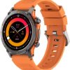 51wQpkB9CRL._AC_SL1200_ Oteeto Watch7 Pro Sport Smartwatch, 1.5" AMOLED Display, 1 ATM Waterproof, Smart Call, Orange Strap