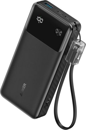 Anker Power Bank (20K, 22.5W) B2B - UN (excluded CN, Europe) Black Iteration 1