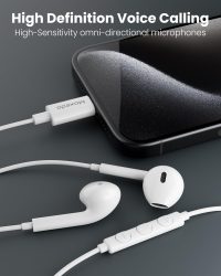 61N24p0wEmL._AC_SL1500_ Moxedo Wired Stereo Earphone Type-C Connector headset with In-Line Remote, Built-in Microphone Compatible for iPhone 16 & iPhone 15 series/iPads/Samsung Galaxy S24/ HUAWEI Pura/Mate XT