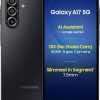 Samsung Galaxy A17 5G Black (8GB RAM / 256 GB Storage) Android Smartphone | 6x OS Upgrades, Large Display, 50MP OIS Camera | International Version