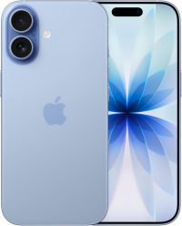 Apple iPhone 17 256 GB: 6.3-inch Display with ProMotion, A19 Chip, Center Stage Front Camera for Smarter Group Selfies, Improved Scratch Resistance, All-Day Battery Life; Mist Blue