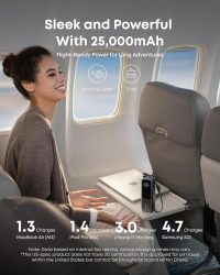 71AUQrU284L._AC_SL1500_ Anker Power Bank, 25,000mAh 165W Ultra-Fast Portable Charger for Dual Laptops, Fast Charging Battery Pack with Built-In and Retractable Cables, For iPhone 17/16 Series, Samsung, and More