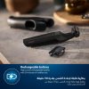 Philips Bodygroom BG3017/01 | Showerproof Groin & Body Trimmer | Hypoallergenic Blades, Close & Comfortable Shave, 3mm Comb | 50min Cordless, Ergonomic Grip