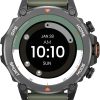 71ViKvmRtaL._AC_SL1500_ (1) Seeken Gravity Xtrek Smart Watches for Men | Automatic Watch for Men with Built-in GPS | Bluetooth Smart Watch with AMOLED Display, 100+ Sports Modes | 5ATM Waterproof | Green