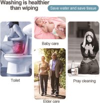 Pocket Bidet – Portable Travel Bidet Electric Sprayer Rechargeable,Handheld Mini Personal Toilet Hygiene for Personal Hygiene Cleaning | Postpartum Care | Perineal & Hemmoroid Treatment