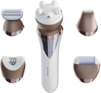 cd14056374f42483fde7b073a75c1dcb-hi Green Lion 5 in 1 Epilator Kit Bikini/Shaving/Epilator/Massage/Grinding, IPX6 Waterproof, Rechargeable, Cordless 2h Working, 2 Speed Levels, Stainless Steel Blades, Skin Friendly For Women Girls